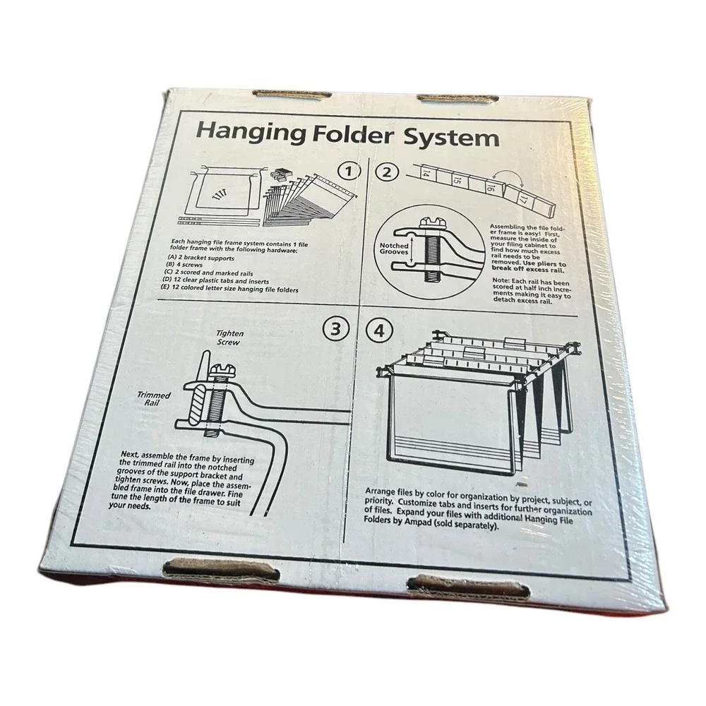 Ampad Gold Fibre Premium Hanging Letter Legal Folder System 23pt Assorted Colors
